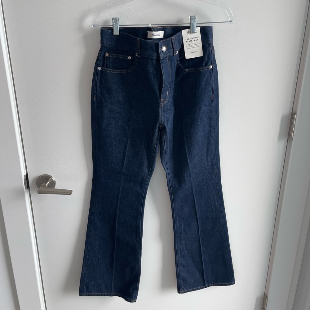Madewell Vintage Flare Dark Wash Jeans